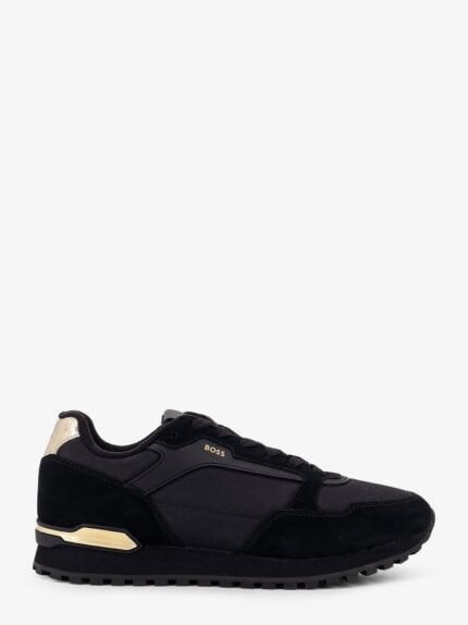 Boss Nylon Sneakers With Suede Inserts