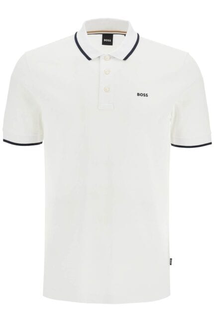 BOSS Parlay Polo Shirt With Contrast Trims