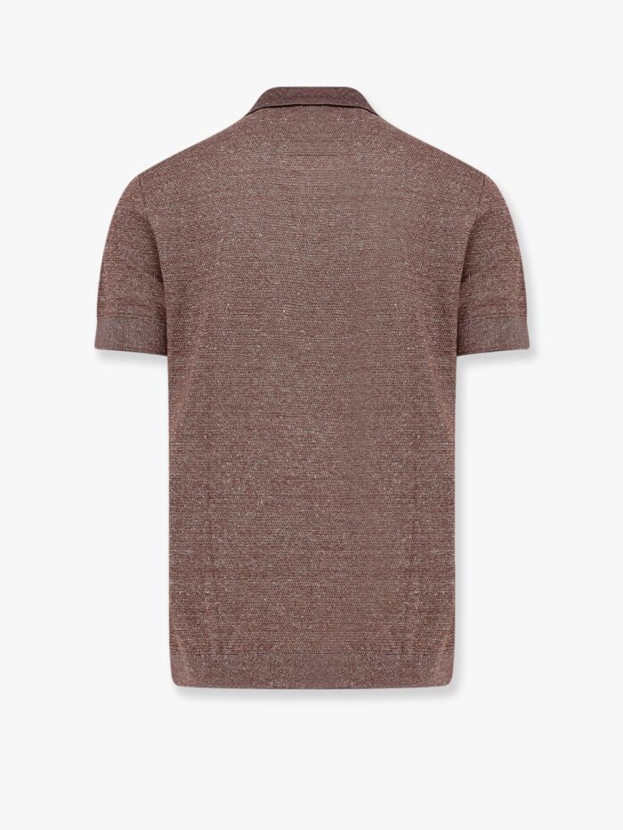 Boss Parson Cotton, Linen And Silk Polo Shirt
