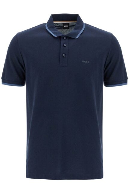 BOSS Polo Shirt With Contrasting Edges