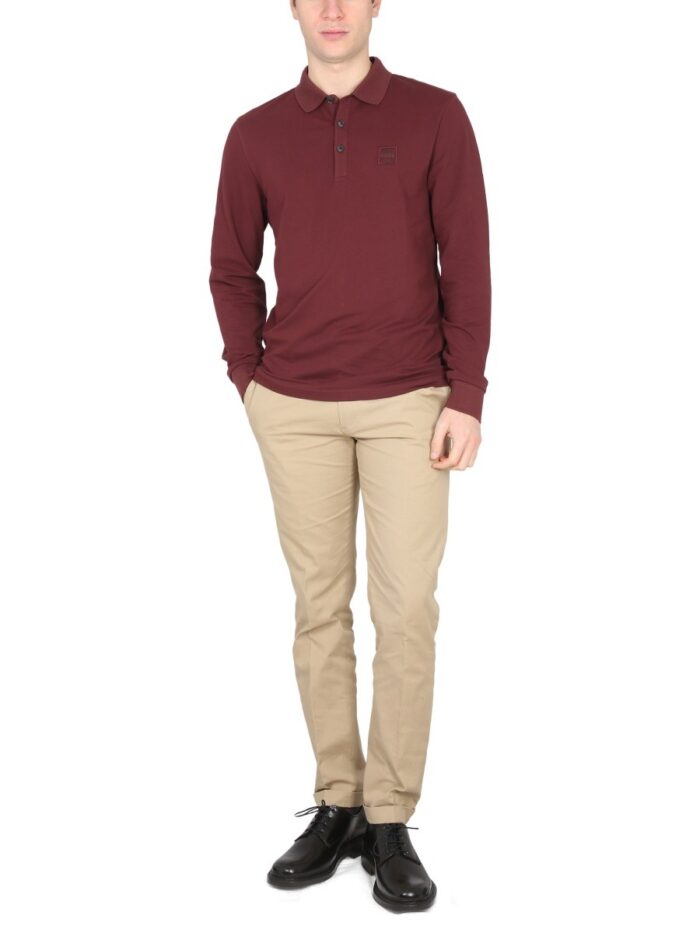 Boss POLO WITH LOGO PATCH