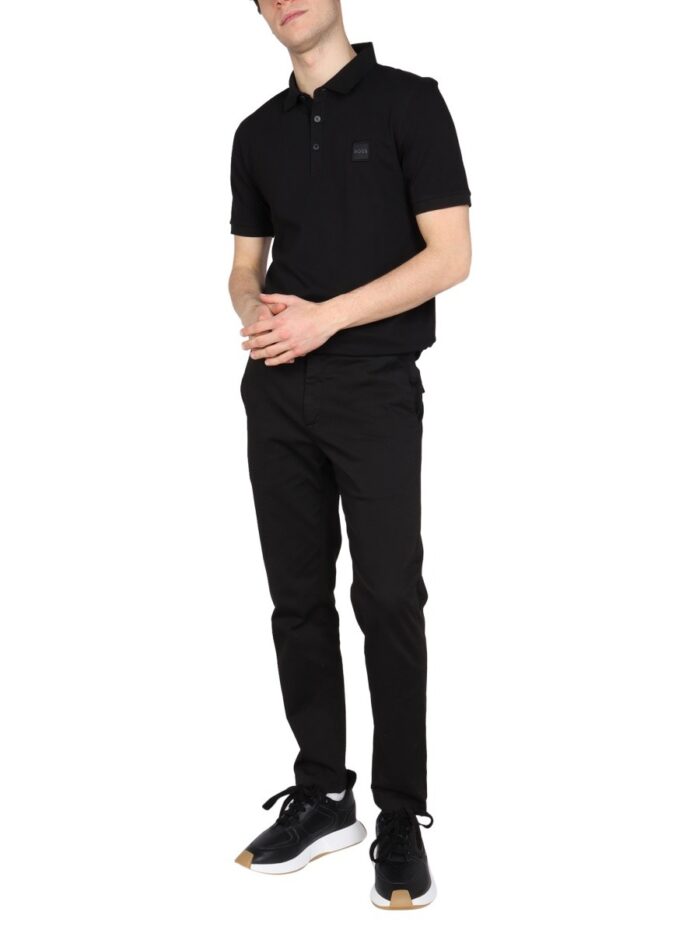Boss POLO WITH LOGO PATCH