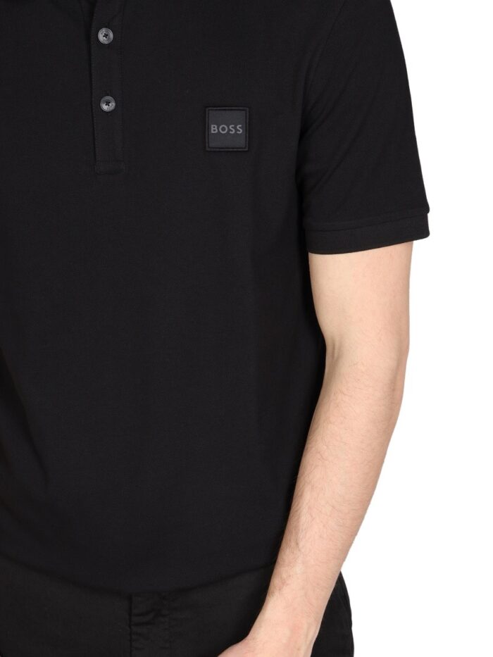 Boss POLO WITH LOGO PATCH
