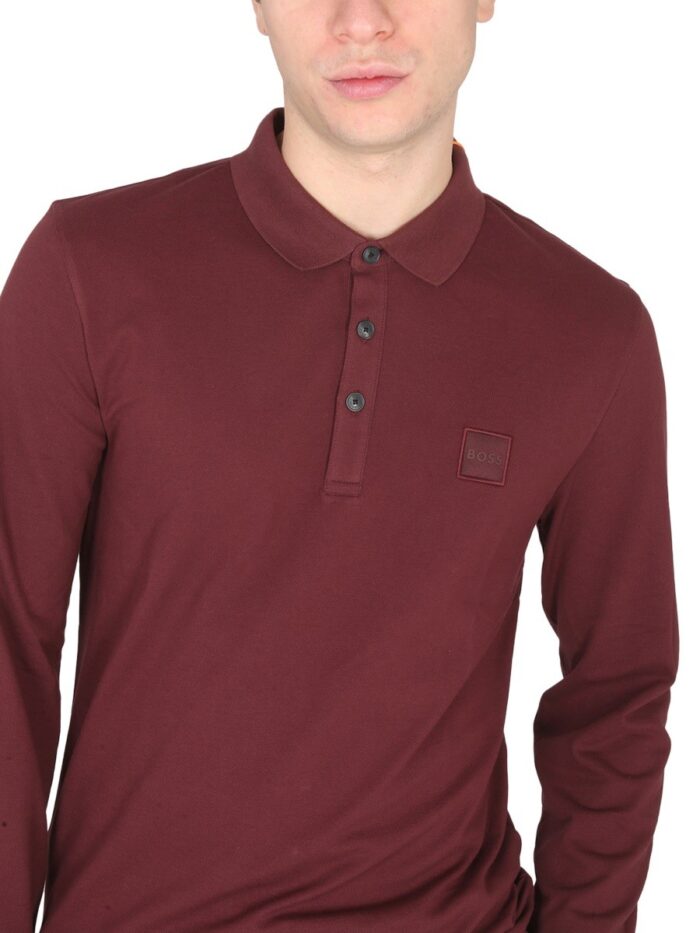 Boss POLO WITH LOGO PATCH