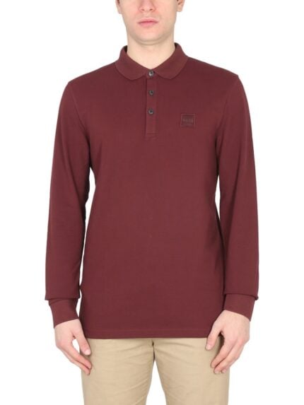 Boss POLO WITH LOGO PATCH