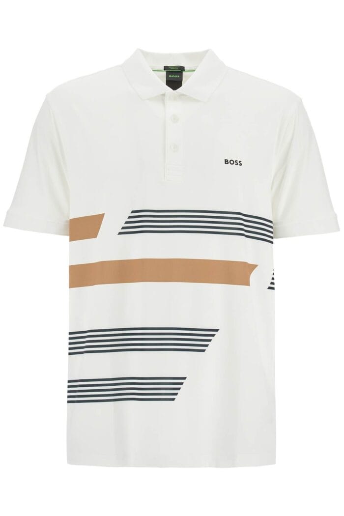 BOSS Printed Stretch Jersey Polo Shirt