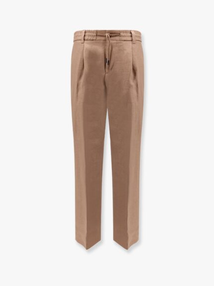 Boss Relaxed Fit Linen Trouser