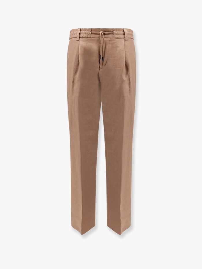 Boss Relaxed Fit Linen Trouser