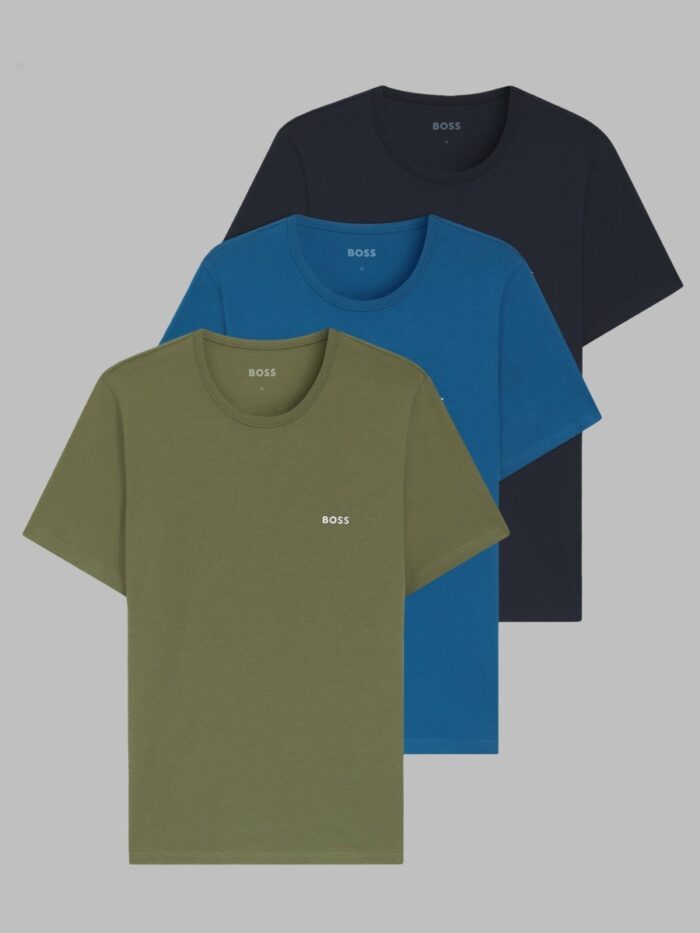 Boss SET DA TRE T-SHIRT INTIME IN COTONE