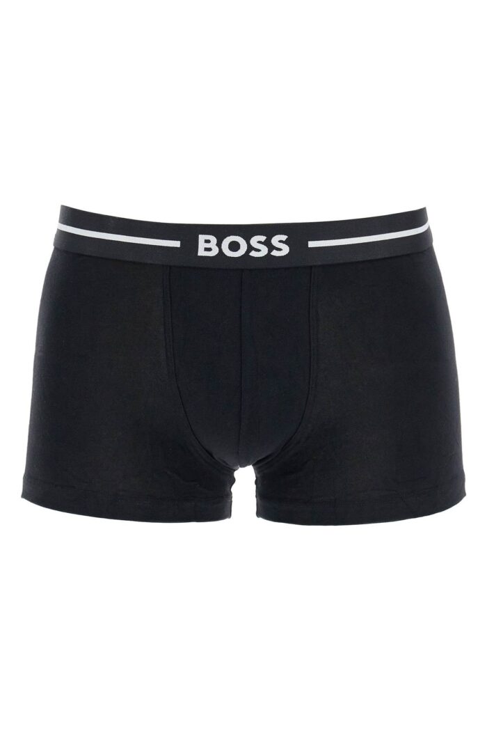 BOSS Set Di 3 Boxer Slim Fit Multicolore In Cotone Elasticizzato