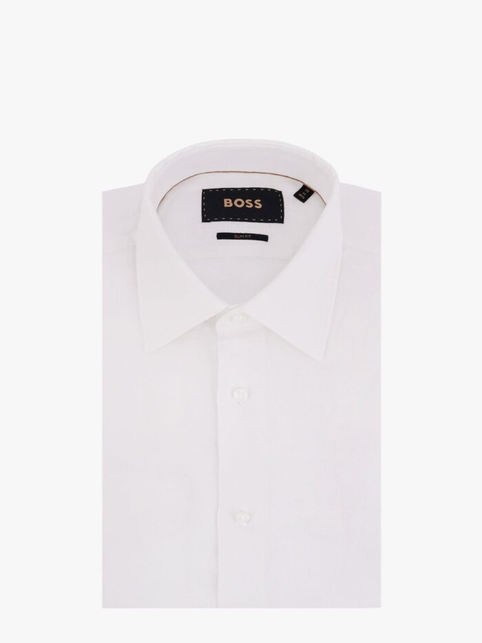 Boss Slim Fit Linen Shirt