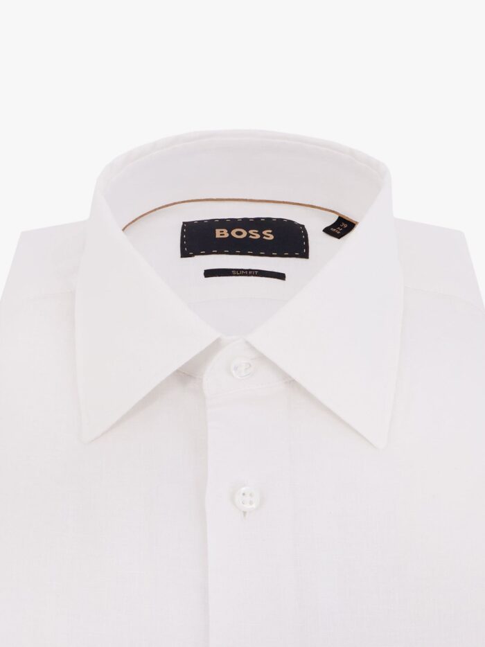 Boss Slim Fit Linen Shirt