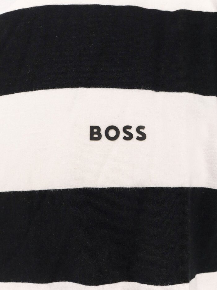 Boss Striped Cotton T-shirt