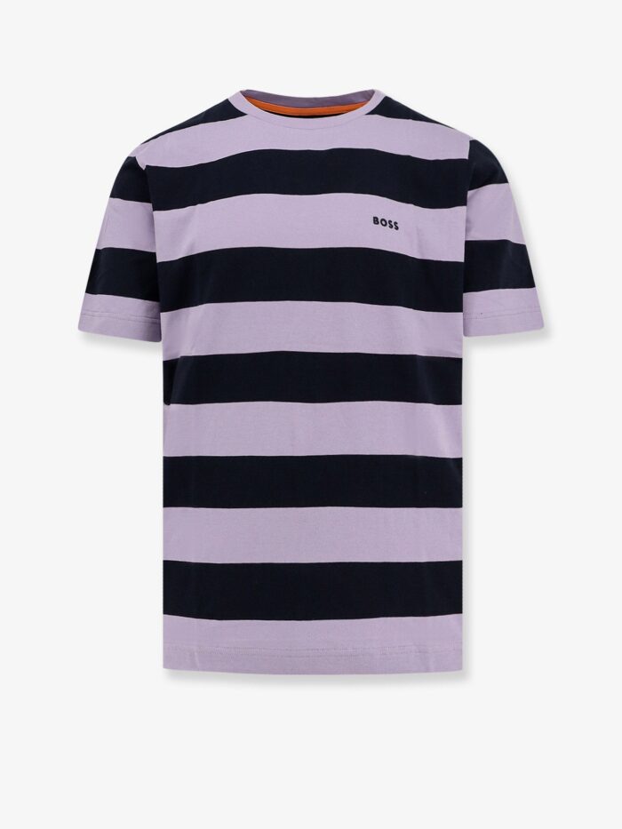 Boss Striped Cotton T-shirt