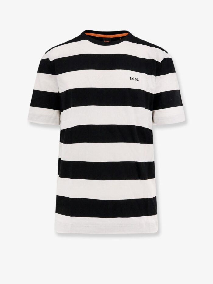 Boss Striped Cotton T-shirt
