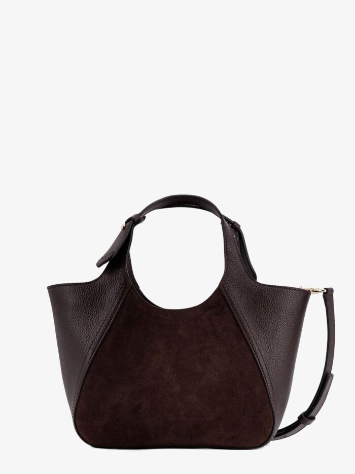 Boss Suede And Leather Shoulder Bag