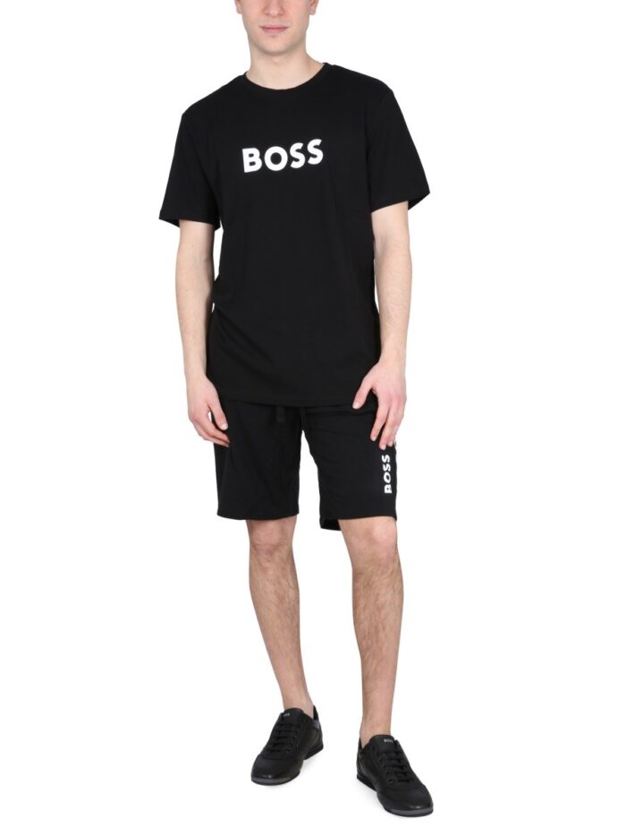 Boss T-SHIRT CON STAMPA LOGO