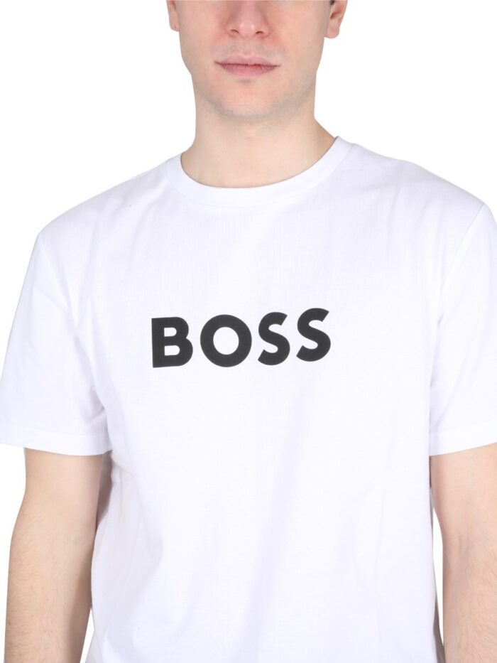 Boss T-SHIRT CON STAMPA LOGO