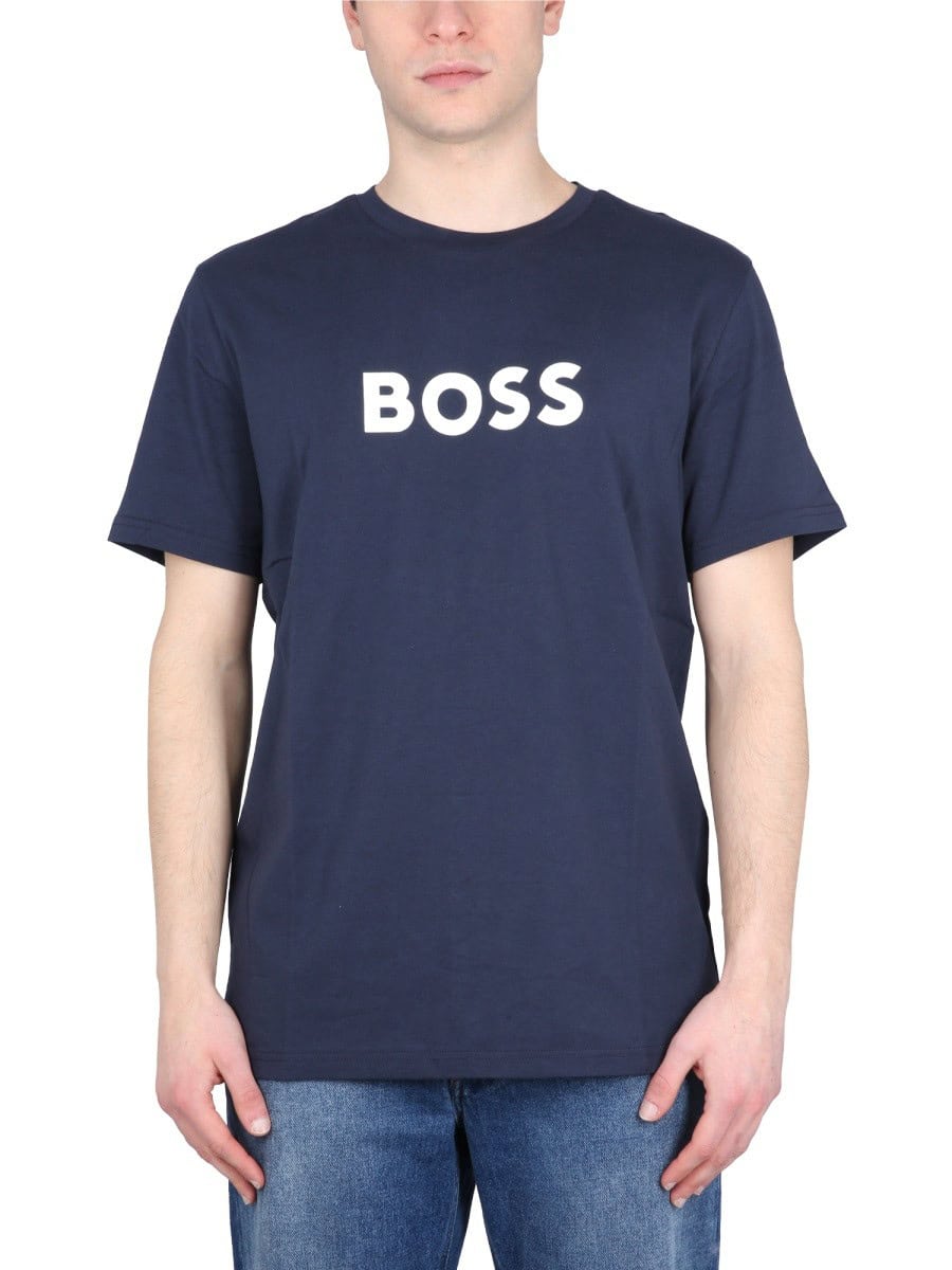 Boss T-SHIRT CON STAMPA LOGO