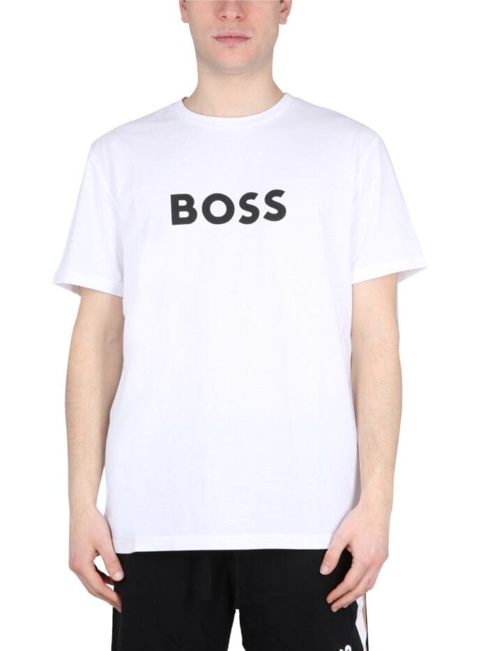 Boss T-SHIRT CON STAMPA LOGO