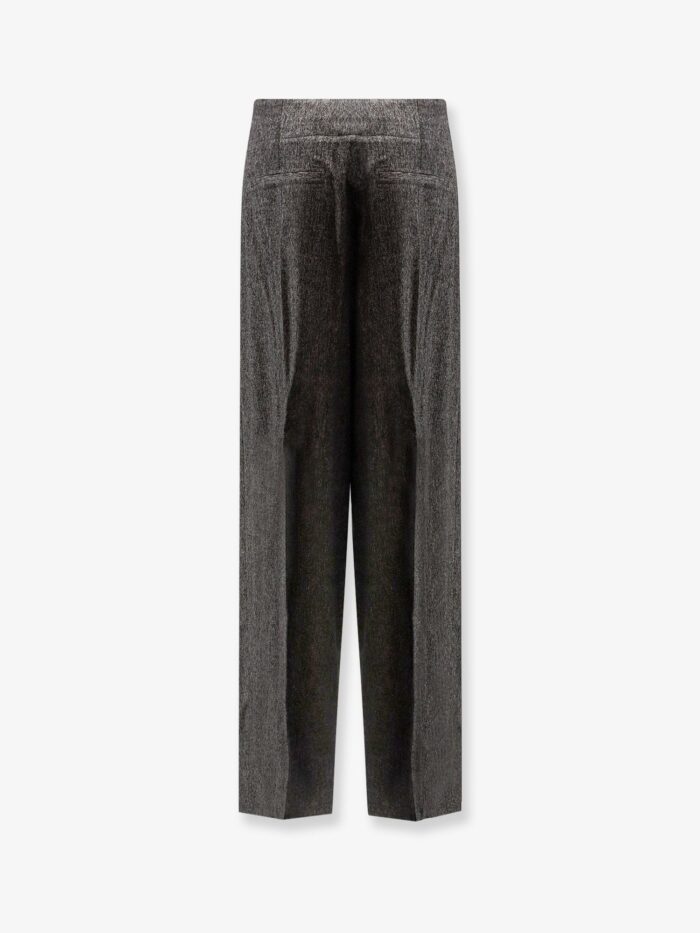 Boss Telda Viscose And Virgin Wool Trousers
