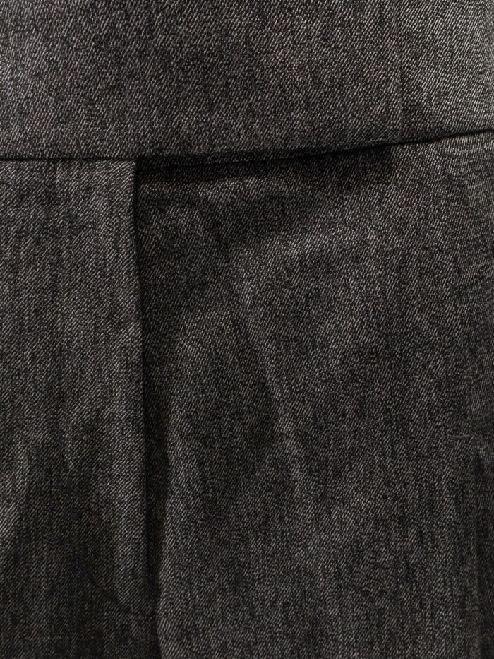 Boss Telda Viscose And Virgin Wool Trousers