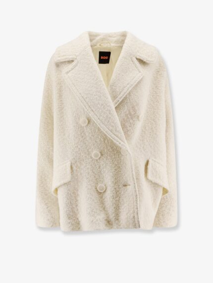 Boss Wool Blend Caban Coat