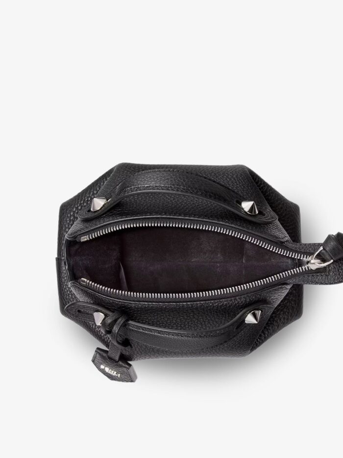 Fendi Boston Leather Handbag
