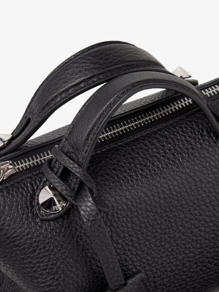 Fendi Boston Leather Handbag