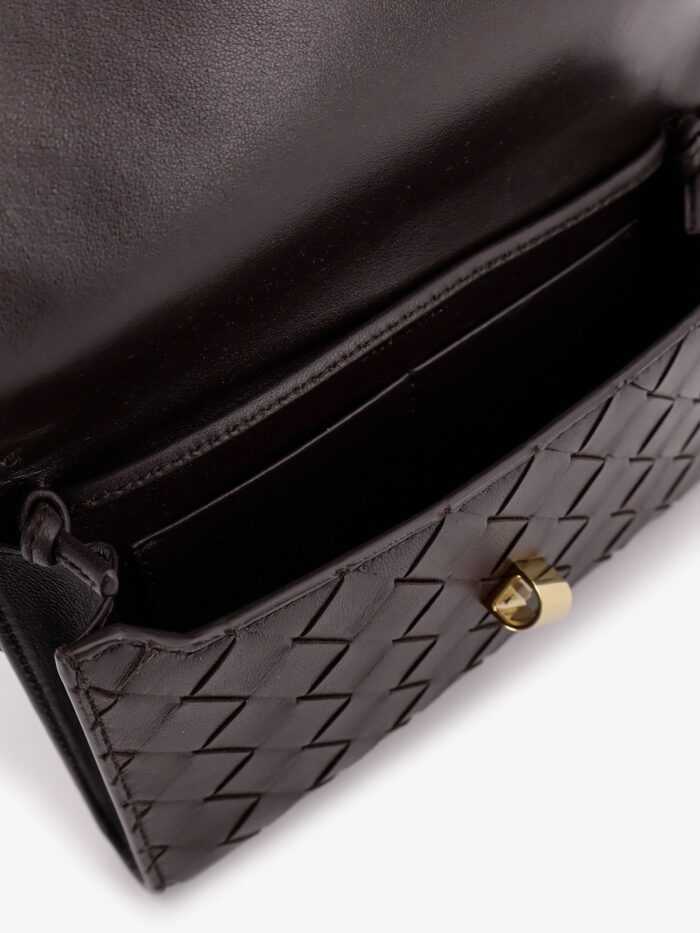 Bottega Veneta Andiamo Crossbody Bag With Intrecciato Pattern