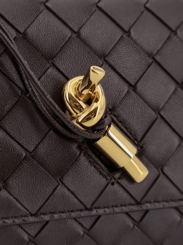 Bottega Veneta Andiamo Crossbody Bag With Intrecciato Pattern