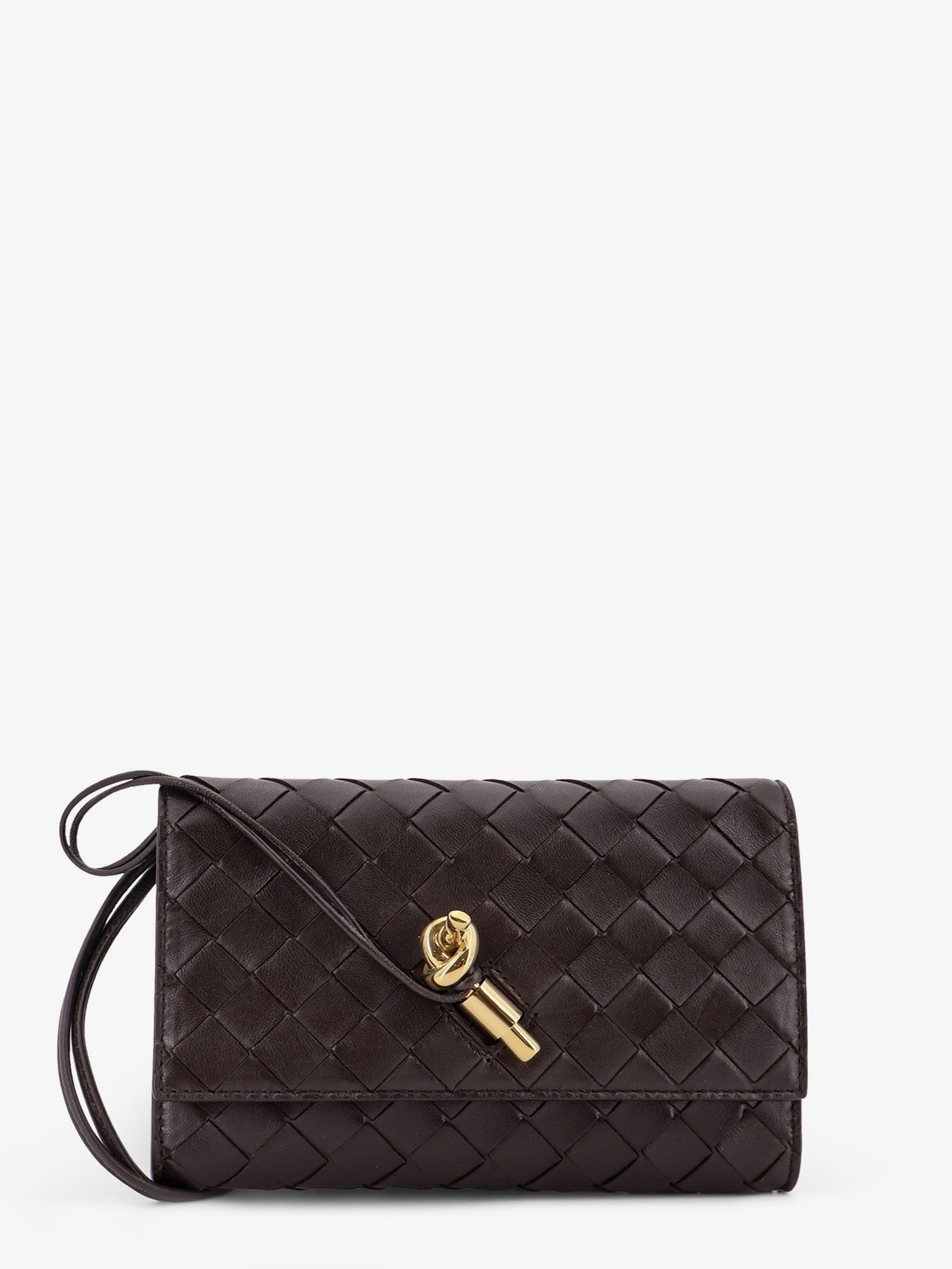 Bottega Veneta Andiamo Crossbody Bag With Intrecciato Pattern