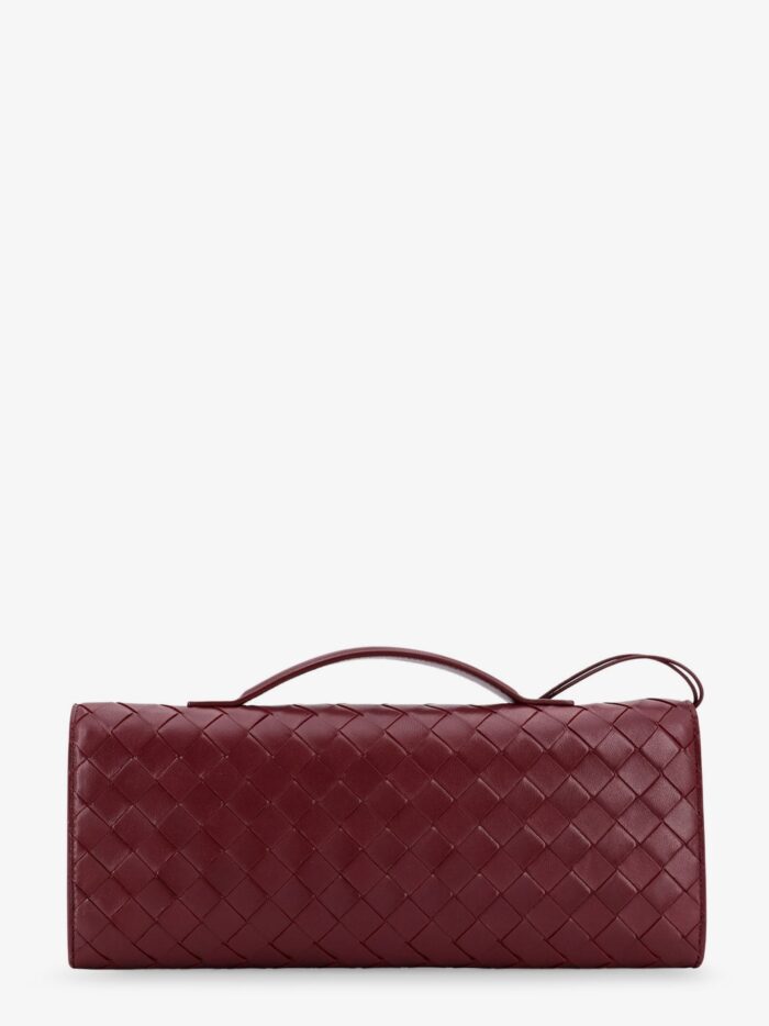 Bottega Veneta Andiamo Leather Pouch With Intrecciato Motif
