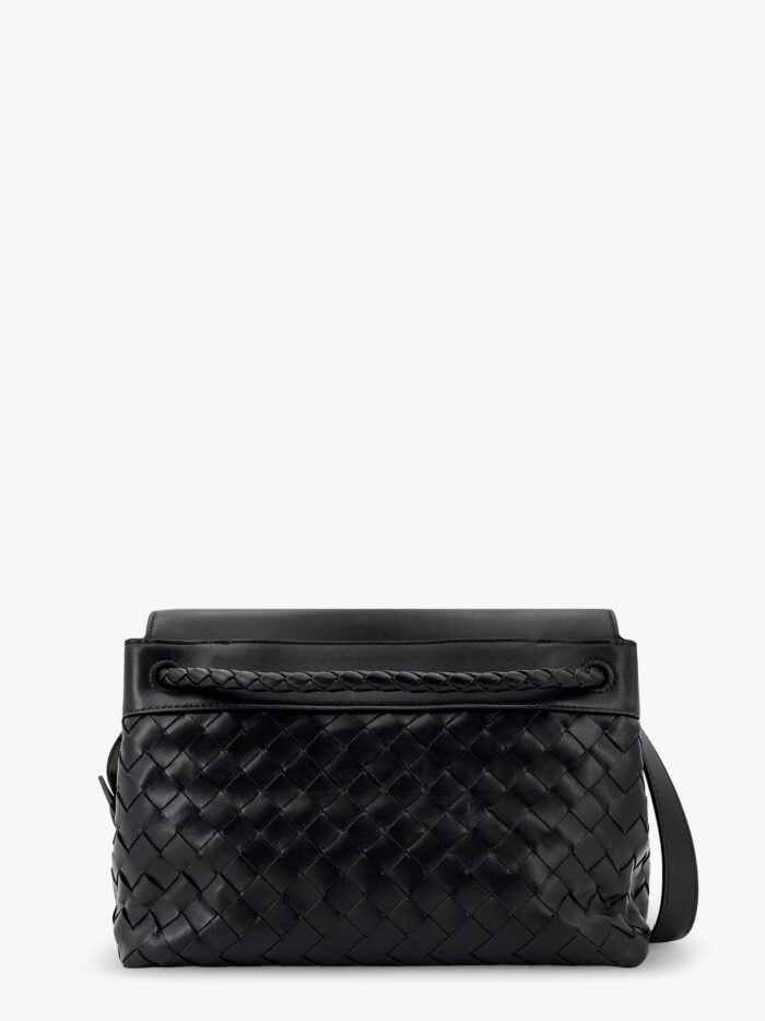 Bottega Veneta Andiamo Messenger Leather Bag With Intrecciato Motif