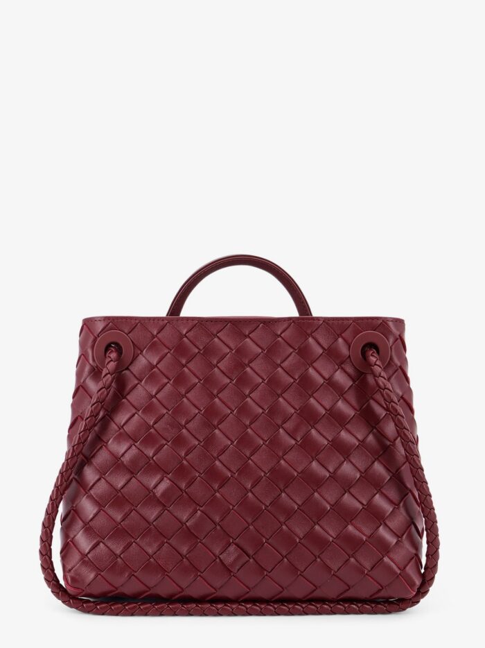 Bottega Veneta Andiamo Small Leather Shoulder Bag With Intrecciato Motif