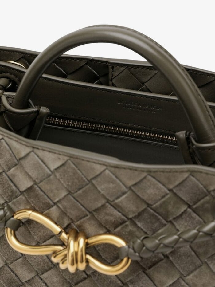 Bottega Veneta Andiamo Small Suede Crossbody Bag