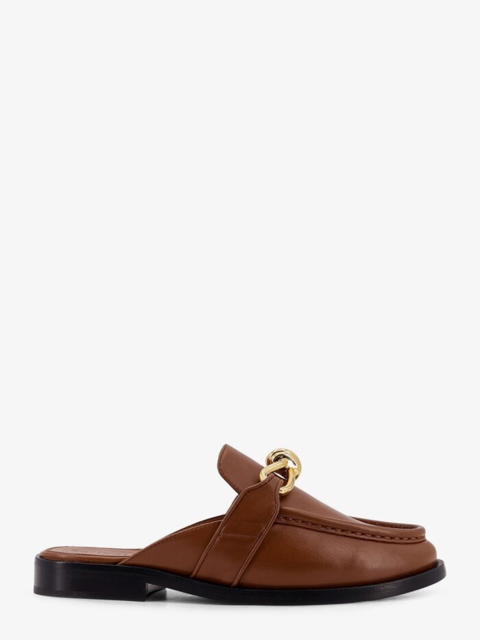 Bottega Veneta Astaire Leather Sabot Loafers