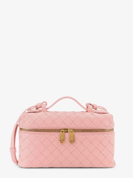 Bottega Veneta Bang Bang Leather Vanity Case With Intrecciato Motif