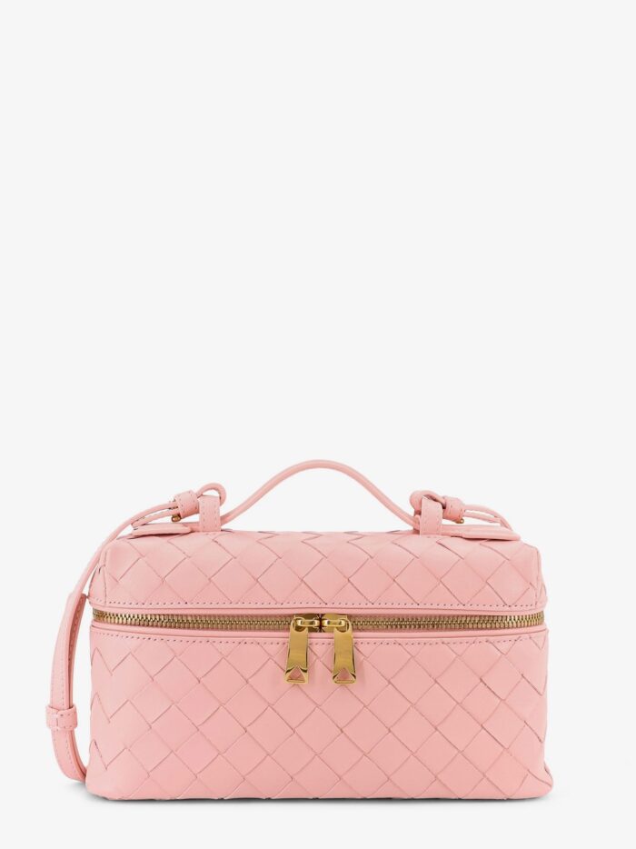 Bottega Veneta Bang Bang Leather Vanity Case With Intrecciato Motif
