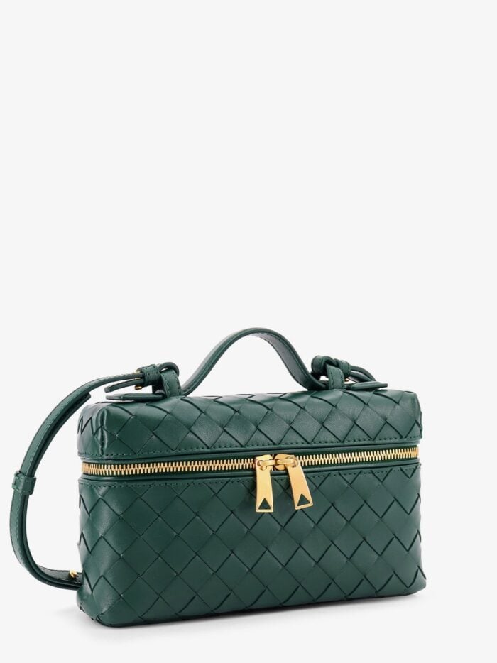Bottega Veneta Bang Bang Leather Vanity Case With Intrecciato Motif