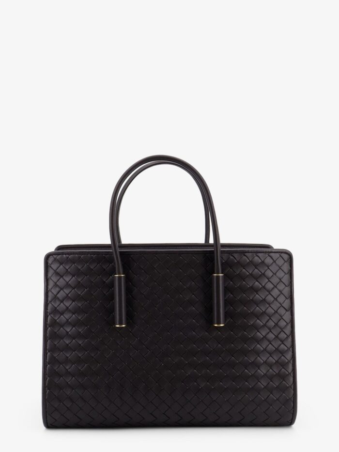 bottega veneta barbara leather handbag with intrecciato motif Bottega Veneta Barbara Leather Handbag With Intrecciato Motif