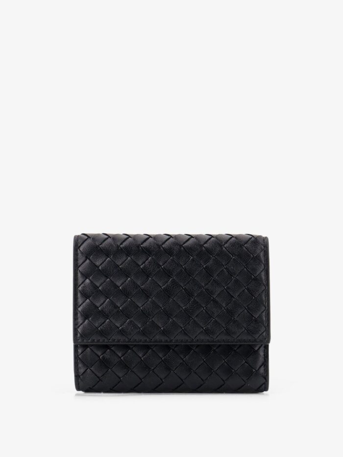 Bottega Veneta Bi-fold Intrecciato Wallet With Zip