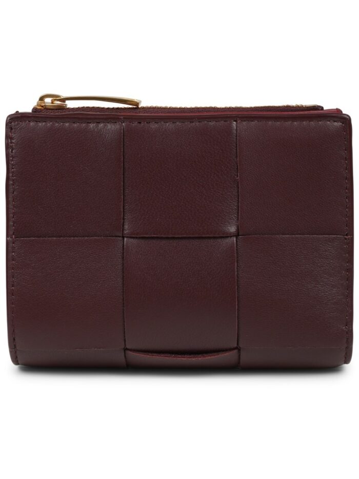 Bottega Veneta BI-FOLD WALLET WITH ZIPPER SMALL