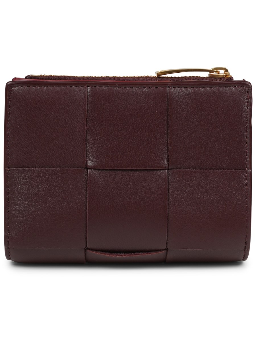 Bottega Veneta BI-FOLD WALLET WITH ZIPPER SMALL