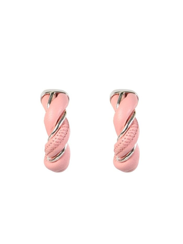 Bottega Veneta BRAIDED HOOP EARRINGS