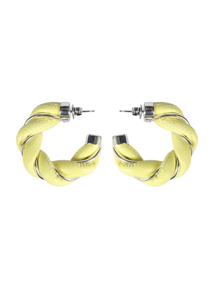 Bottega Veneta BRAIDED HOOP EARRINGS