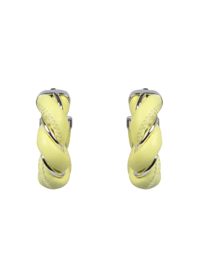 Bottega Veneta BRAIDED HOOP EARRINGS