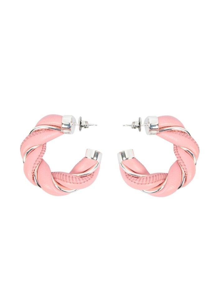 Bottega Veneta BRAIDED HOOP EARRINGS