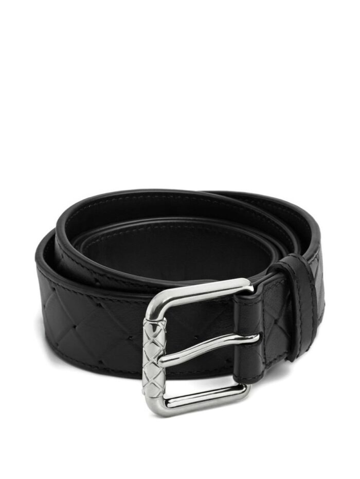 bottega veneta braided leather belt Bottega Veneta BRAIDED LEATHER BELT
