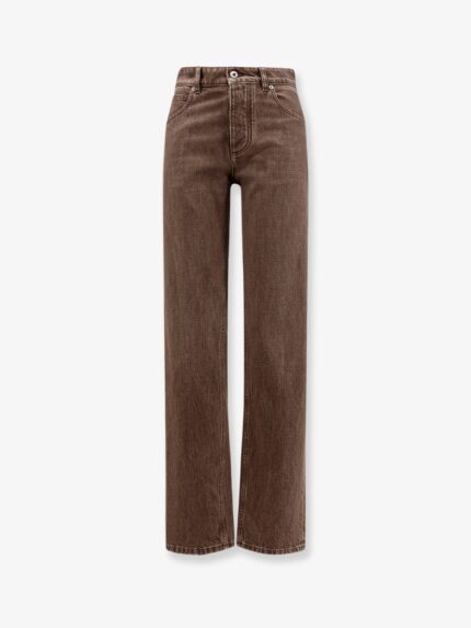 Bottega Veneta Brown Washed Boyfriend Denim Trousers